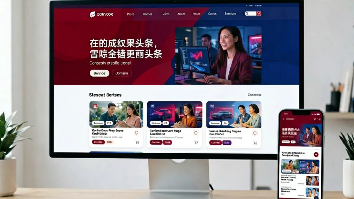 俺去也首页的综合门户概览界面，展示多栏目内容聚合与头条资讯排布